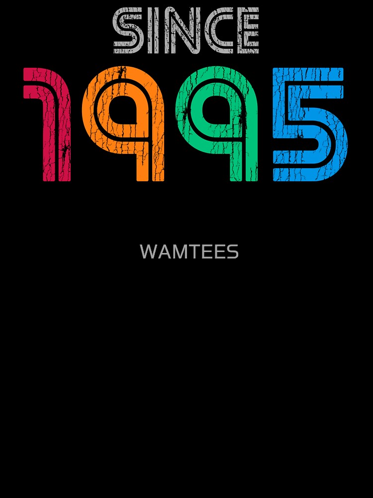 Vintage Since 1995 Retro Birthday by WAMTEES T-Shirts, Hoodie, Sweatshirt | BlankRebels.com (Image 3)