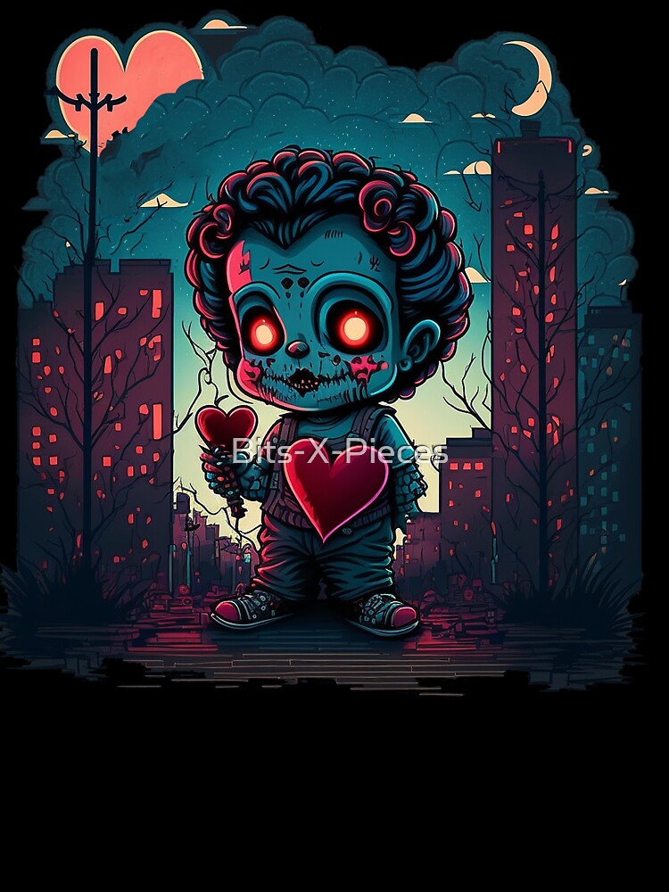 Macabre Gothic Valentines Day Merchandise Scary Goth Clown and other Darkly Romantic Gift Ideas by... (Image 3)