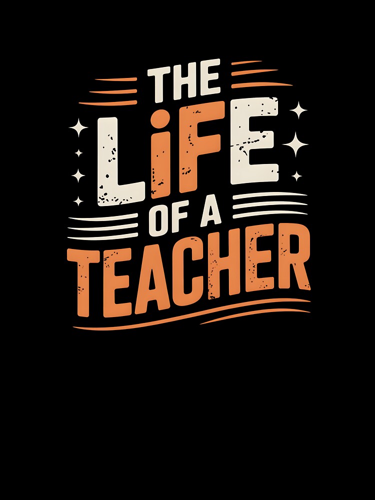 Life Teacher Vintage Typography Quote T-Shirts, Hoodie, Sweatshirt