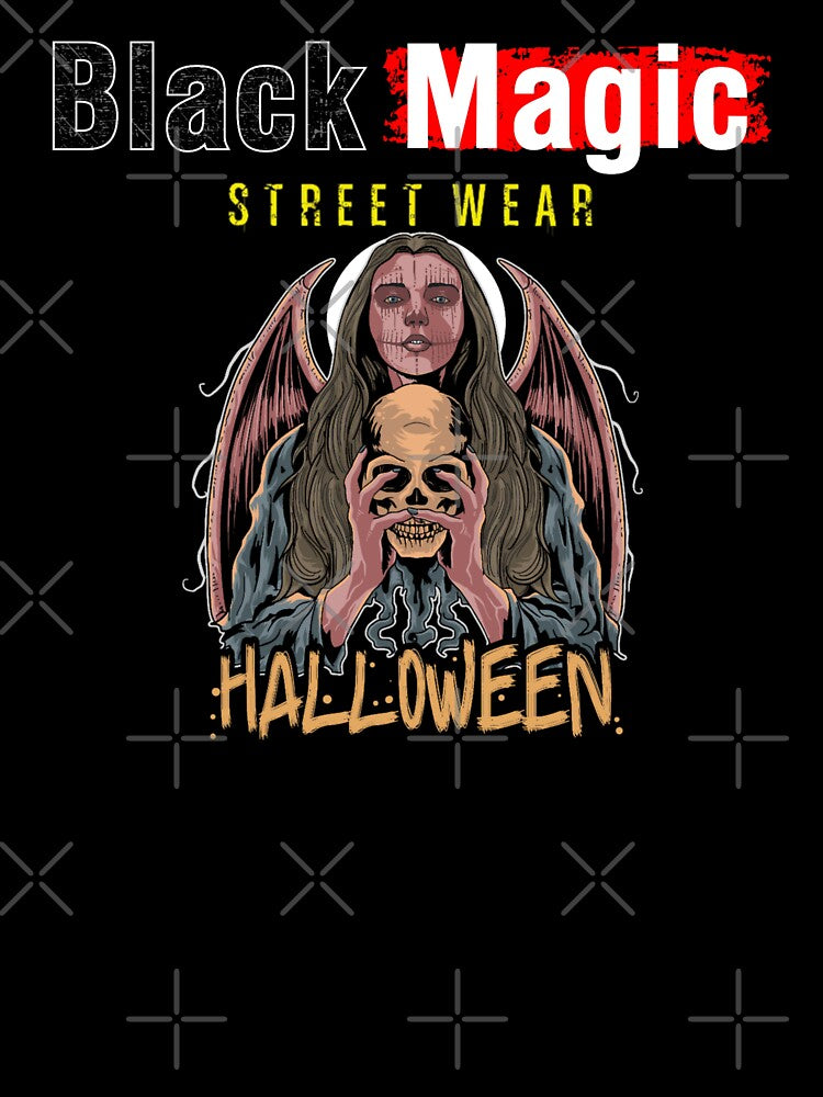 Black Magic Street Wear Halloween Dark Gothic Angel by darknessjeff86 T-Shirts, Hoodie, Sweatshirt (Image 3)