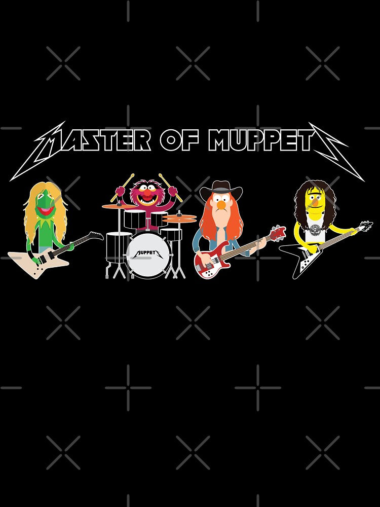 Master Muppets (Horizontal) Muppets As Metallica Band T-Shirts, Hoodie, Sweatshirt