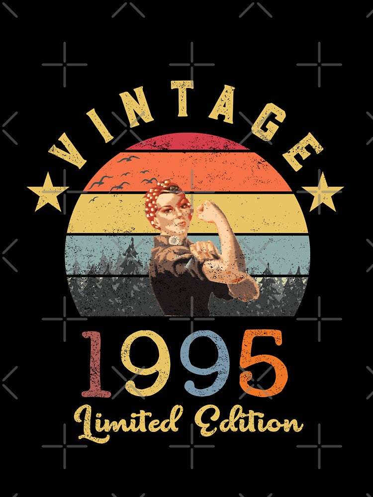 Retro vintage 1995 26th Birthday gifts for women by kimart18 T-Shirts, Hoodie, Sweatshirt | BlankRebels.com (Image 3)