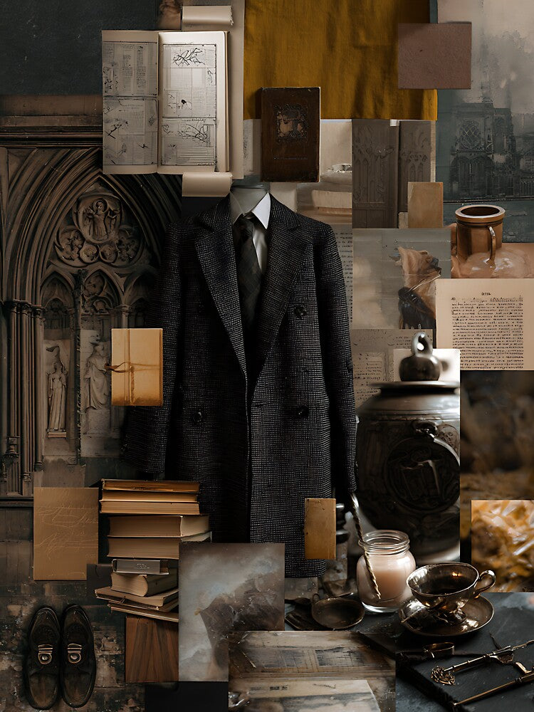 Moody Dark Academia Collage by bapupa T-Shirts, Hoodie, Sweatshirt | BlankRebels.com (Image 3)
