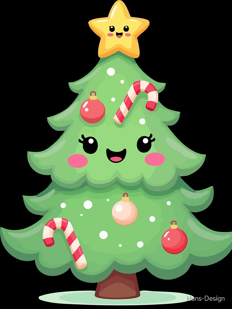 Kawaii Tree – Cute Xmas Shirt Holidays T-Shirts, Hoodie, Sweatshirt