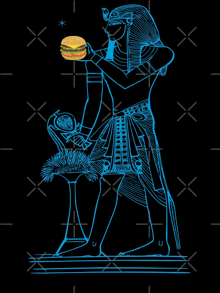 A Huge Burger From The Pharaohs by Tjays on a Fun by TJays T-Shirts, Hoodie, Sweatshirt | BlankRebels.com (Image 3)