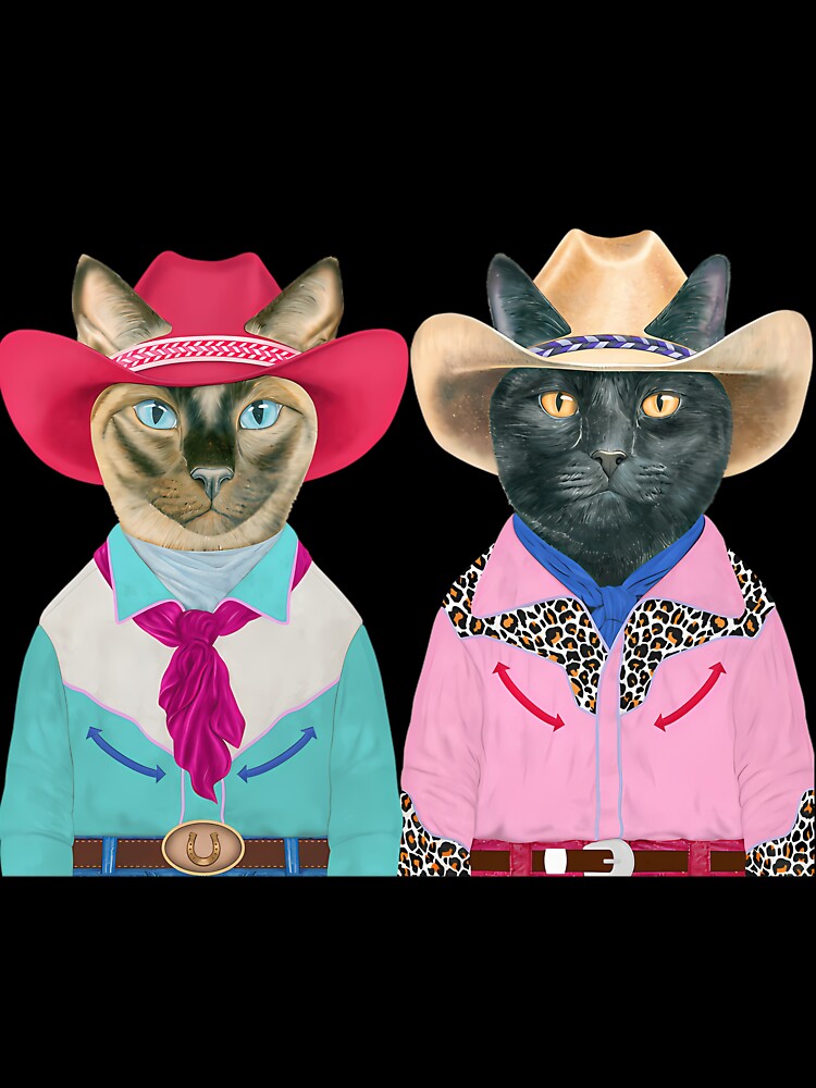Rodeo Cats by rodrickusilene T-Shirts, Hoodie, Sweatshirt | BlankRebels.com (Image 3)