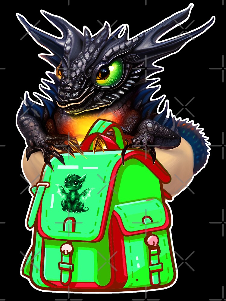 dragon back to school by Astralia