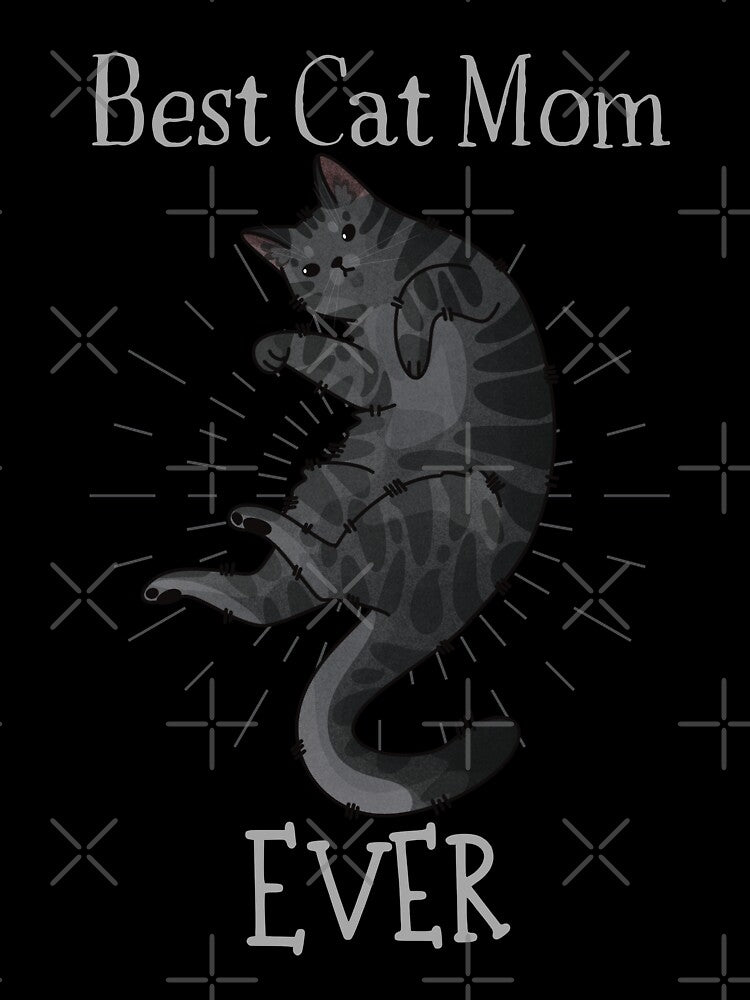 Best Cat Mom Ever - Smoked cat - Cat mom design by FelineEmporium T-Shirts, Hoodie, Sweatshirt | BlankRebels.com (Image 3)