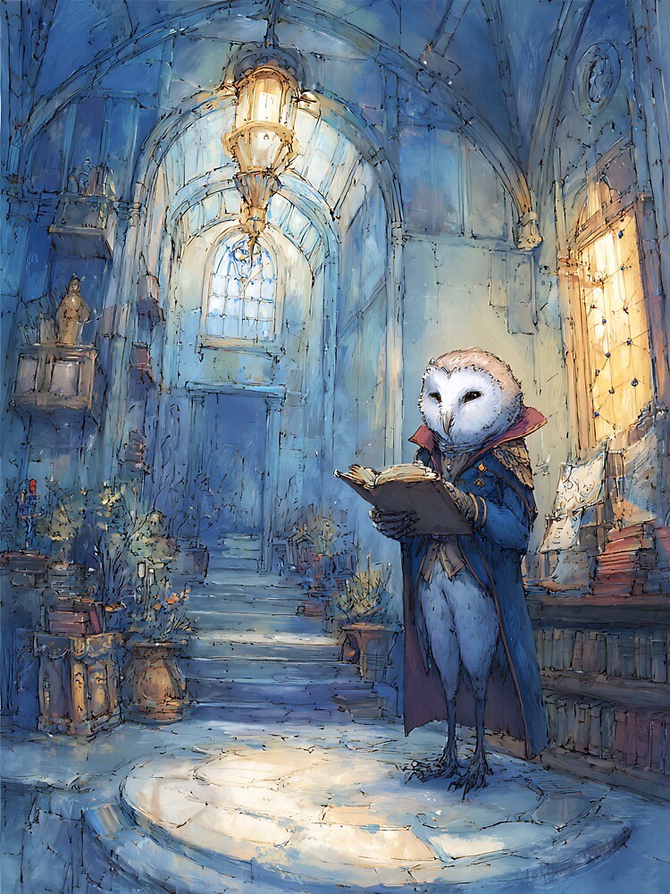 Light Academia Aesthetic: Owl's Poetry Reading by bapupa T-Shirts, Hoodie, Sweatshirt | BlankRebels.com (Image 3)