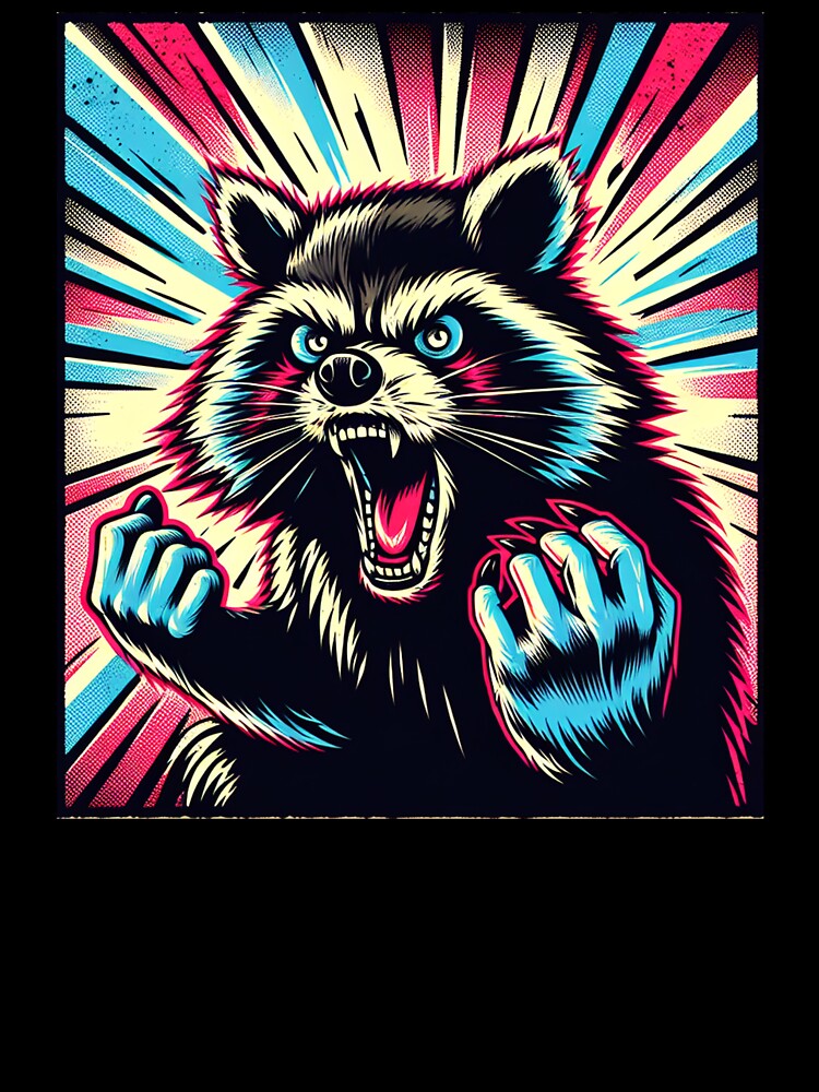 Raccoon by creatyfusion T-Shirts, Hoodie, Sweatshirt | BlankRebels.com (Image 3)