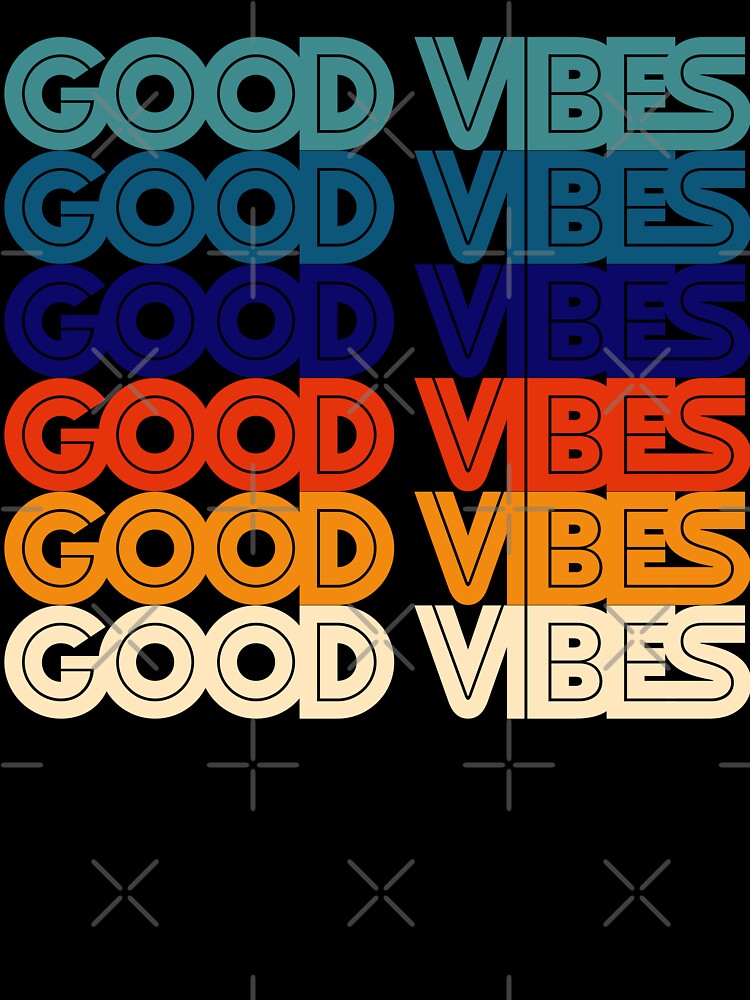 Bold font Good vibes quote saying by NerdnGeekshop T-Shirts, Hoodie, Sweatshirt | BlankRebels.com (Image 3)