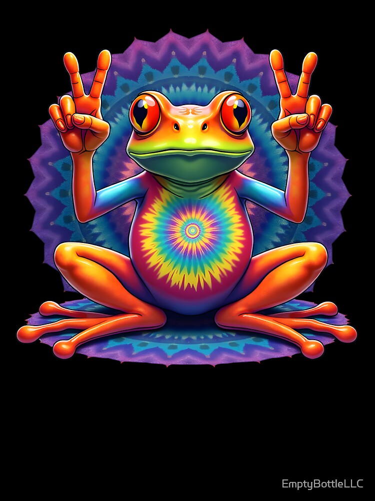 Peace Frog by TheEmptyBottleStudio