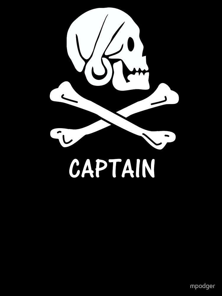 Pirate 24 CAPTAIN by mpodger T-Shirts, Hoodie, Sweatshirt | BlankRebels.com (Image 3)