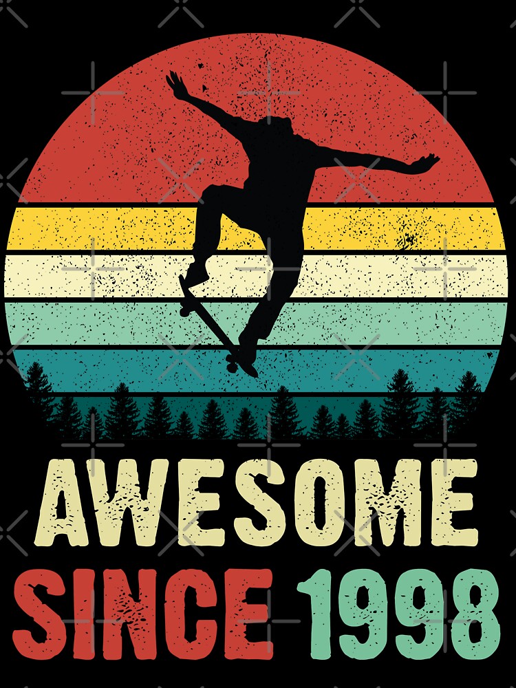 23th Skateboard Skate Awesome Since 1998 T-Shirts, Hoodie, Sweatshirt