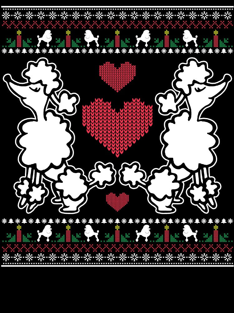 Christmas - Poodle Christmas by UnknownArtistt T-Shirts, Hoodie, Sweatshirt | BlankRebels.com (Image 3)