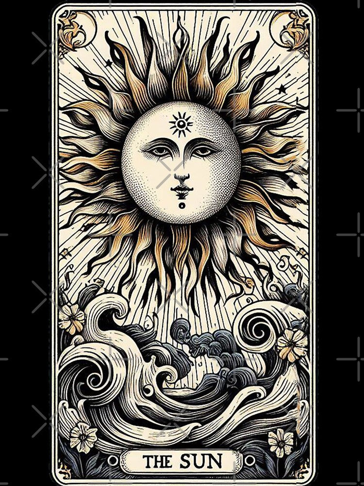 Tarot Sun by clarkfraser T-Shirts, Hoodie, Sweatshirt | BlankRebels.com (Image 3)