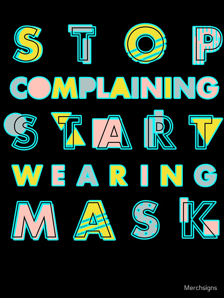 Wear Your Mask Colorful Typography by Design_for_merch T-Shirts, Hoodie, Sweatshirt | BlankRebels.com (Image 3)
