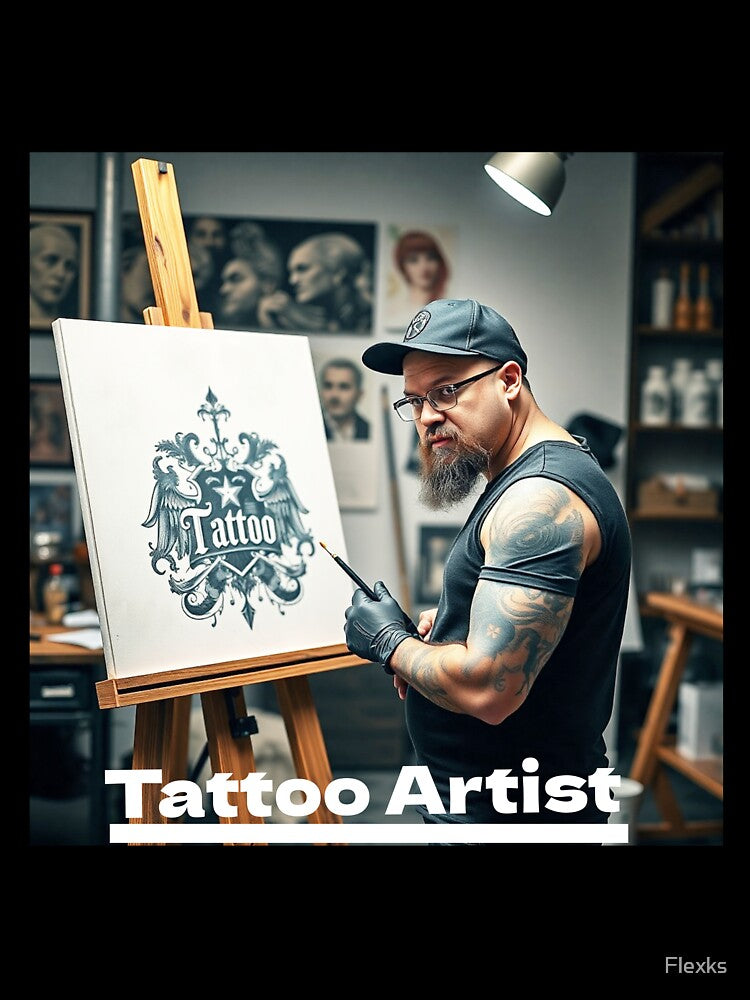 Tattoo Artist by Flexks T-Shirts, Hoodie, Sweatshirt | BlankRebels.com (Image 3)