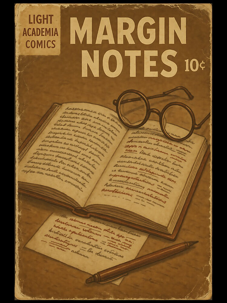Scholarly Light Academia: Margin Notes by bapupa T-Shirts, Hoodie, Sweatshirt | BlankRebels.com (Image 3)