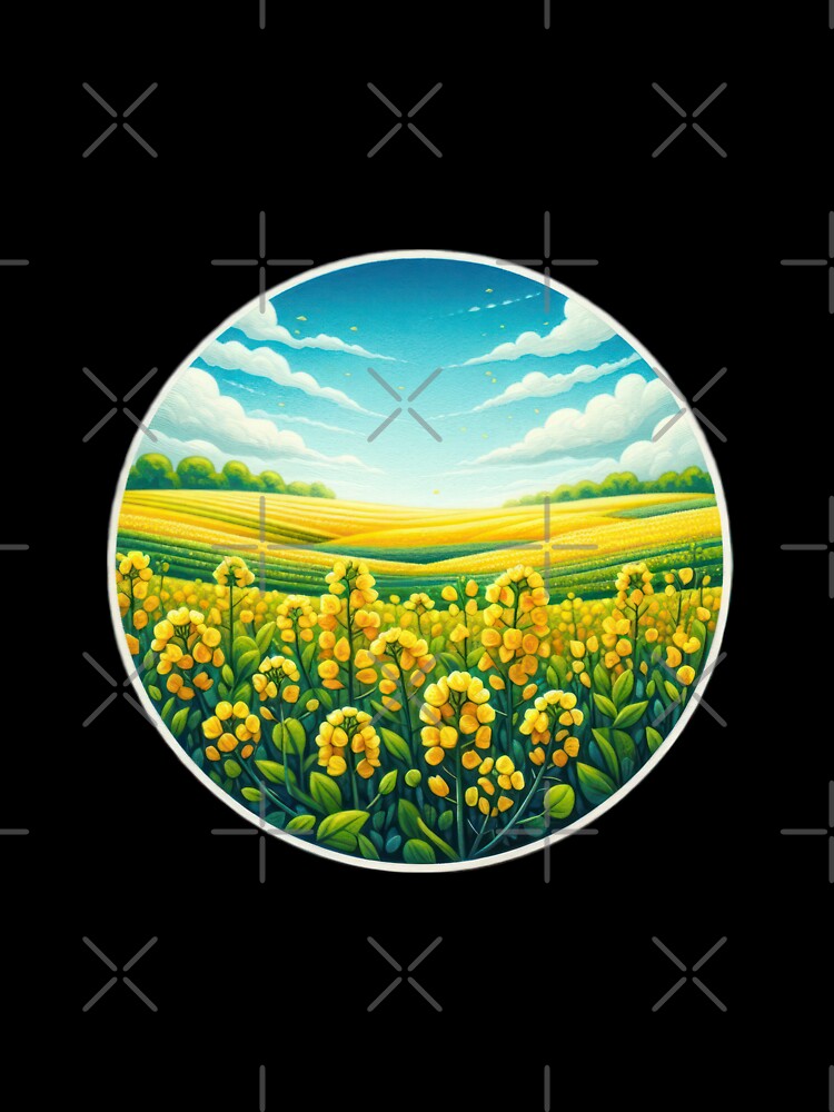 Yellow Flowers Field Botanical Beauty Floral Arrangements by Expressions-Sel T-Shirts, Hoodie, Sweatshirt (Image 3)