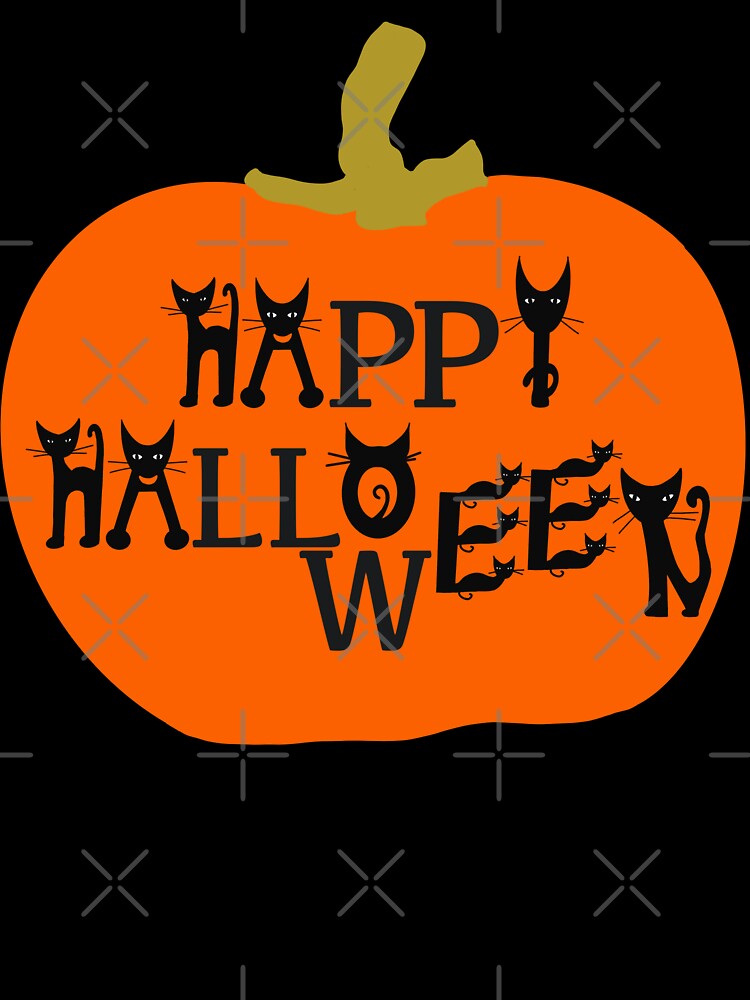 Happy Cat Halloween by bramblewood56 T-Shirts, Hoodie, Sweatshirt | BlankRebels.com (Image 3)