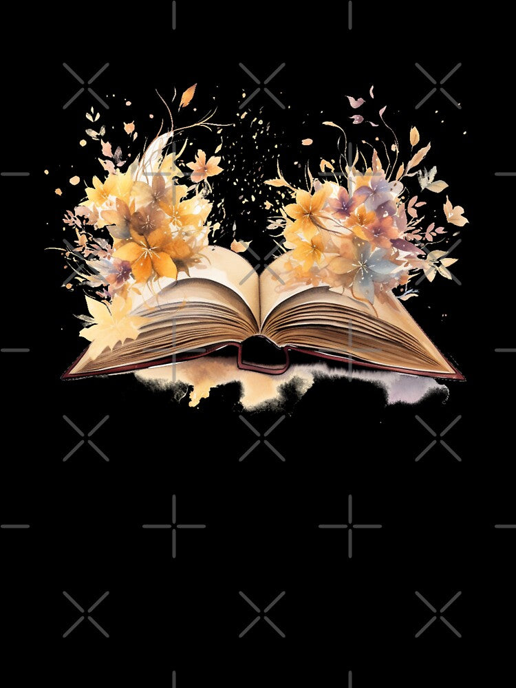 flowers growing from book by Mateusz Majcherek T-Shirts, Hoodie, Sweatshirt | BlankRebels.com (Image 3)
