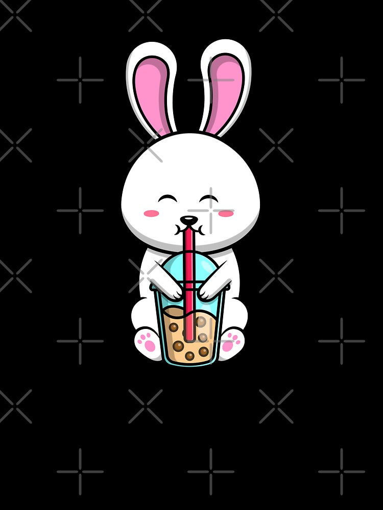 Bubble tea lover bunny by Artistusha T-Shirts, Hoodie, Sweatshirt | BlankRebels.com (Image 3)