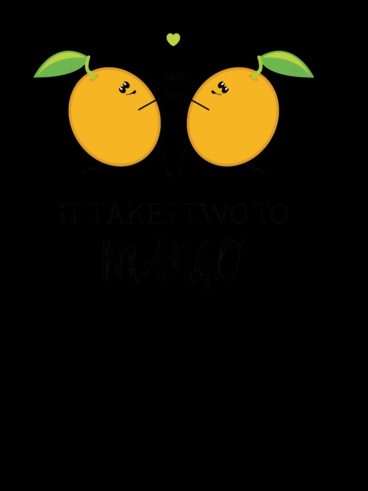 Takes Two to Mango Tango Cute Fruit Food Pun Graphic by DouglasyReynol