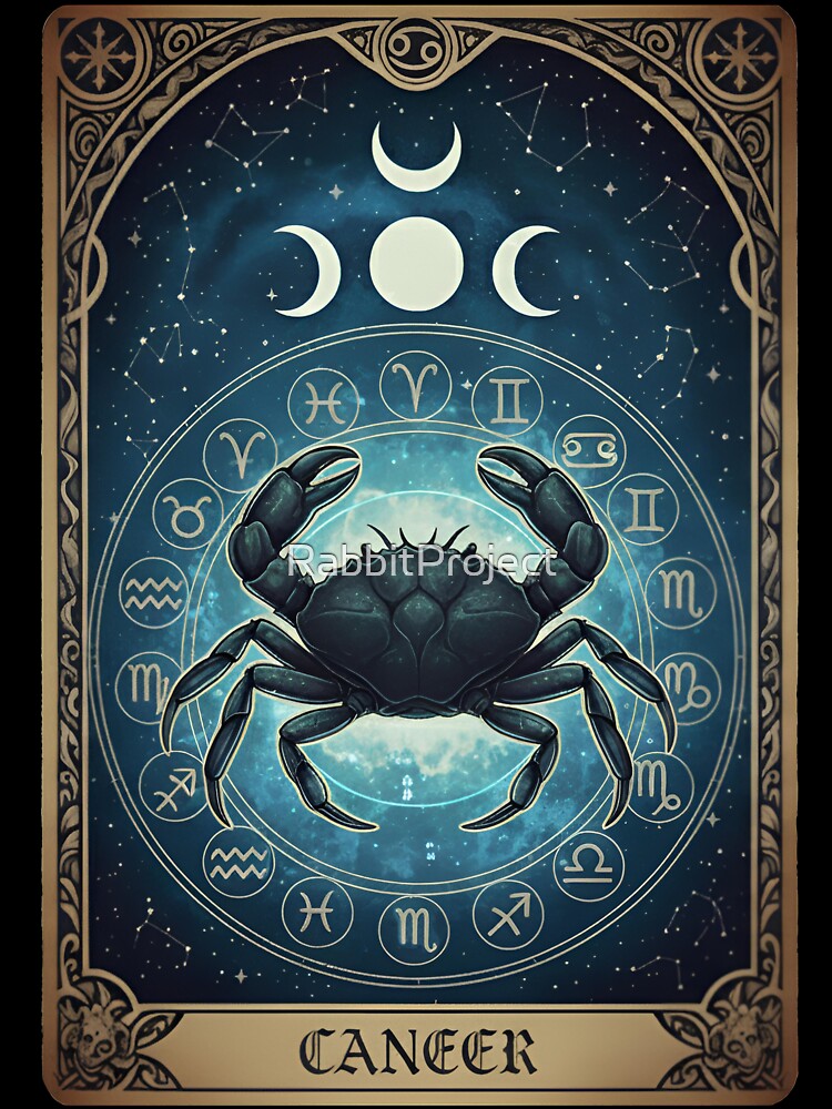 Lunar Cancer: Magic of the Zodiac by RabbitProject T-Shirts, Hoodie, Sweatshirt | BlankRebels.com (Image 3)