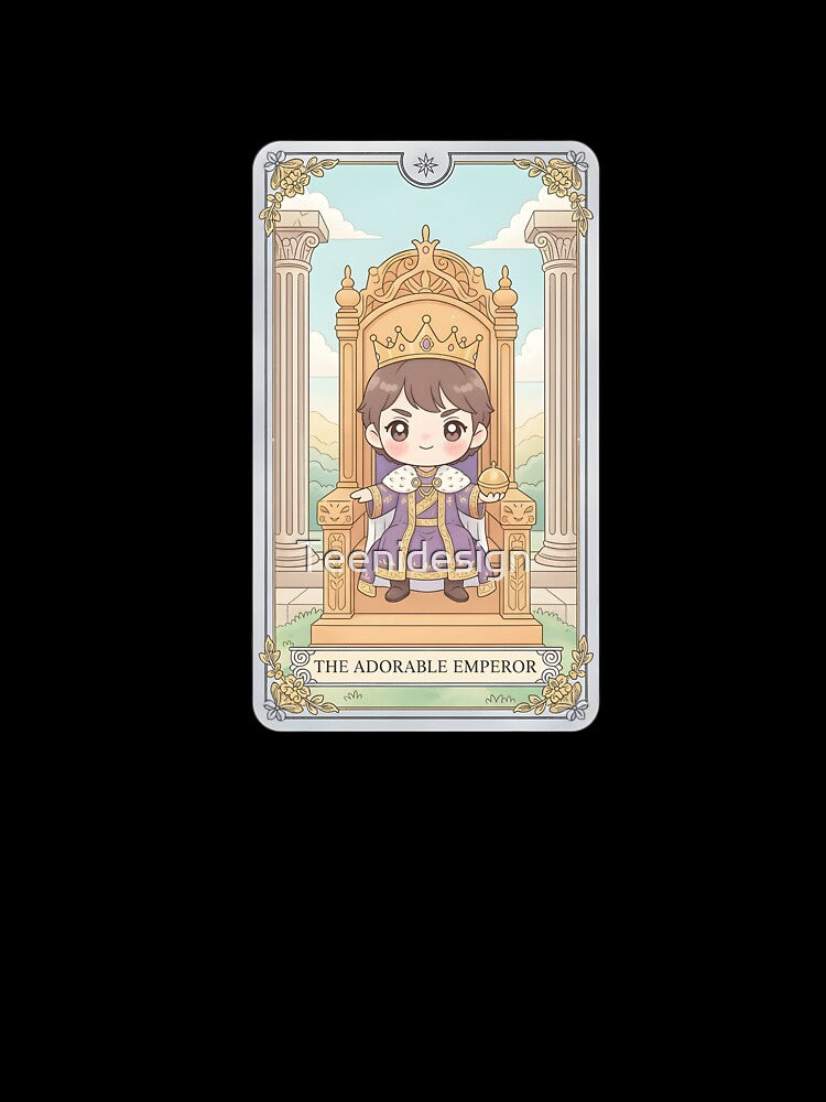 Adorable Emperor Tarot Character. by Teenidesign T-Shirts, Hoodie, Sweatshirt | BlankRebels.com (Image 3)