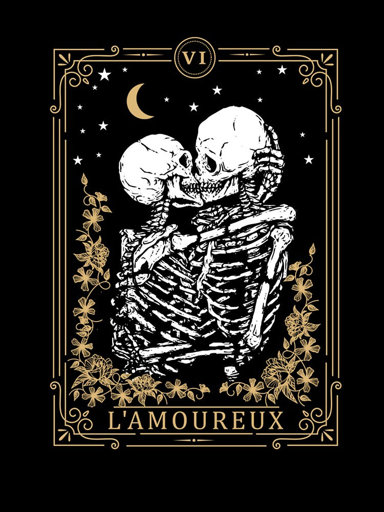 The Lovers Vintage Tarot Card, Magic, Occult, Lamoureux by taaddison50 T-Shirts, Hoodie, Sweatshirt (Image 3)