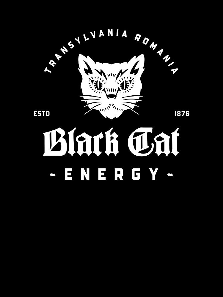 Black Cat Energy-black anime cat by RMPtees11 T-Shirts, Hoodie, Sweatshirt | BlankRebels.com (Image 3)