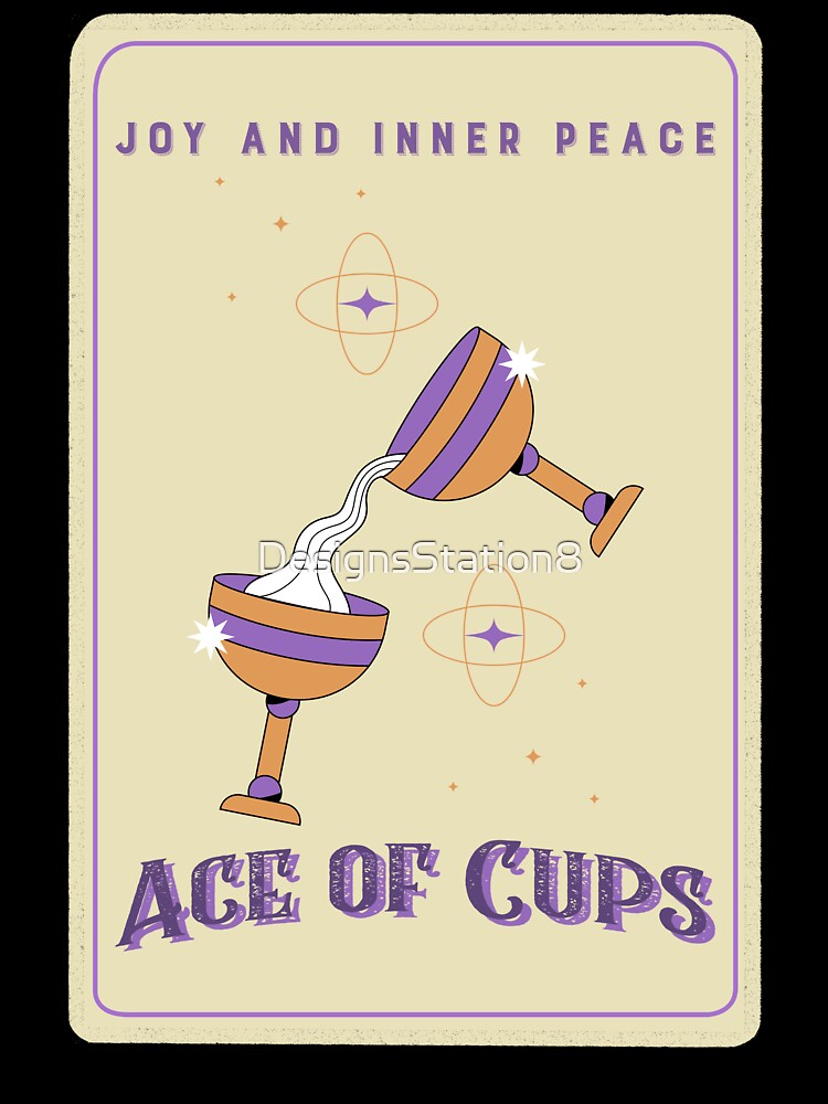 Ace of Cups Tarot by DesignsStation8 T-Shirts, Hoodie, Sweatshirt | BlankRebels.com (Image 3)