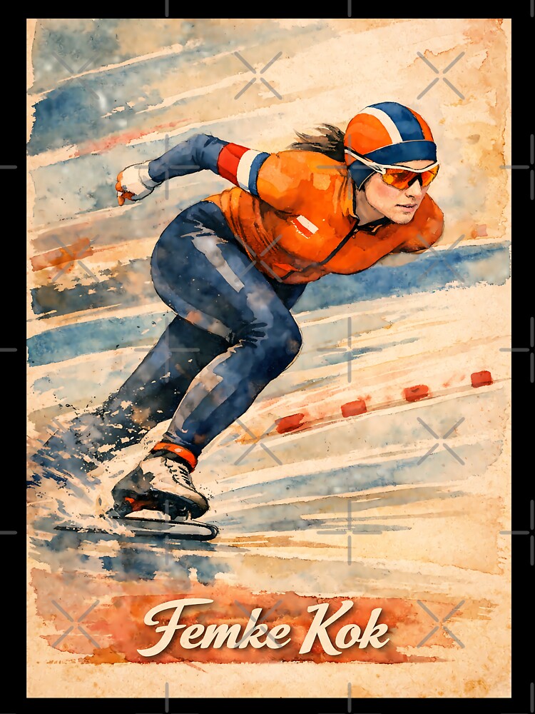 Femke Kok Speed Skating Sprint by Sarcastic designs T-Shirts, Hoodie, Sweatshirt | BlankRebels.com (Image 3)
