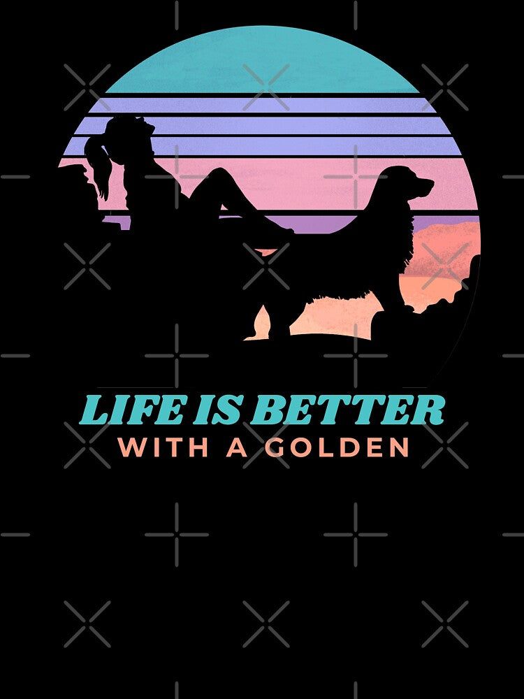 Life Is Better With A Golden Retriever Gift by Guarddogdrive T-Shirts, Hoodie, Sweatshirt | BlankRebels.com (Image 3)