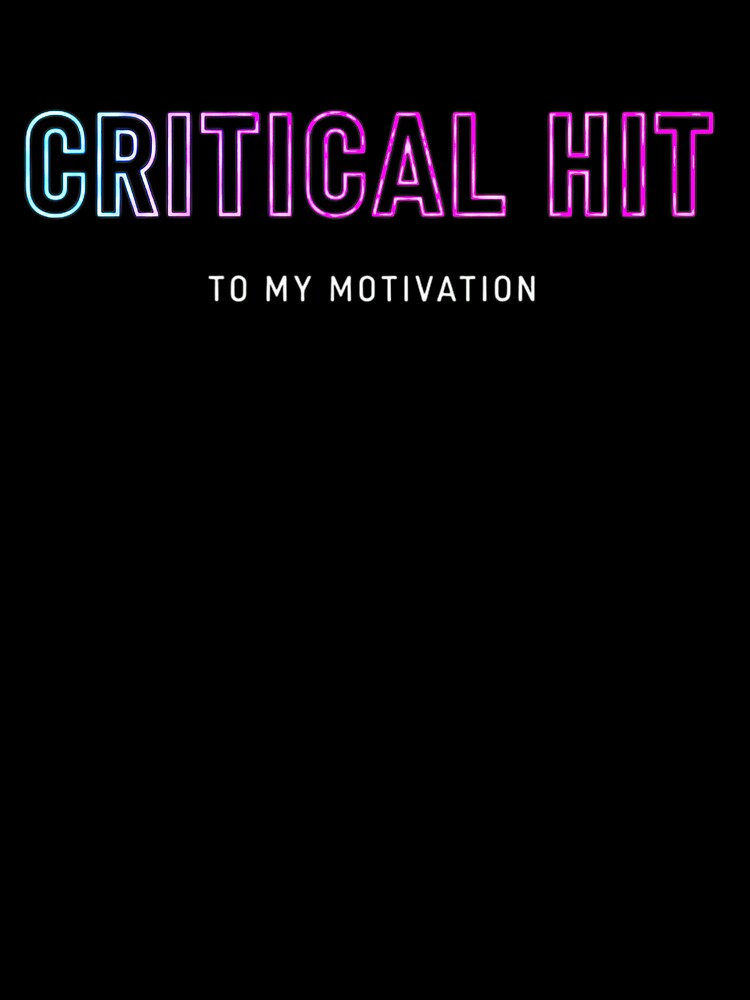 Neon RPG Critical Hit Humor by SholoStudio T-Shirts, Hoodie, Sweatshirt | BlankRebels.com (Image 3)