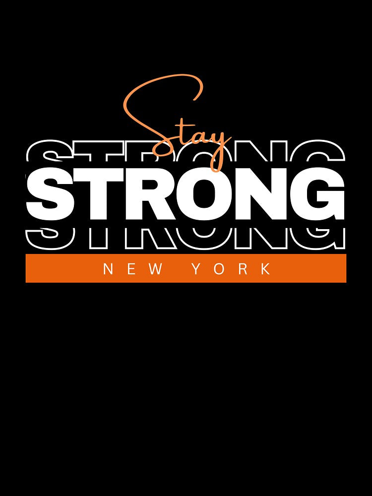 Strong new york T-SHIRT by MonaraStudio Hoodie, Sweatshirt | BlankRebels.com (Image 3)