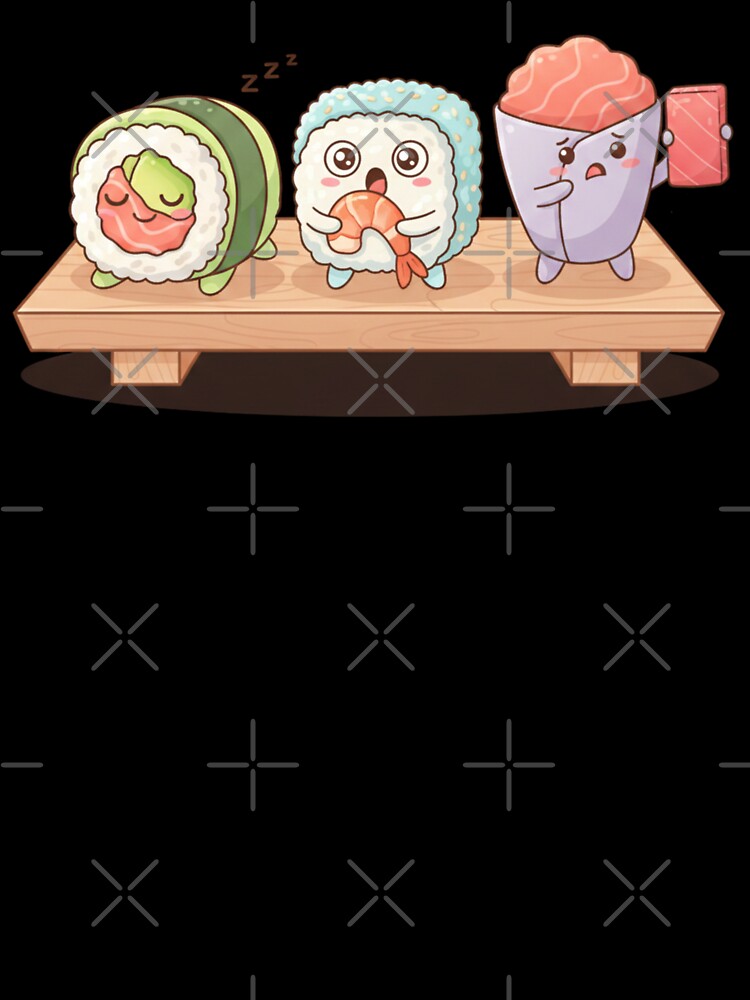 Funny Sleepwalking Sushi – Japanese Foodie Humor Design by Alexis Art Collection T-Shirts, Hoodie, Sweatshirt (Image 3)