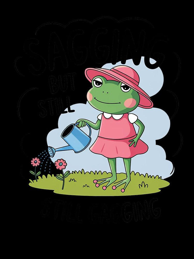 Sagging But Still Gagging Frog Meme by HuValverdeArt T-Shirts, Hoodie, Sweatshirt | BlankRebels.com (Image 3)