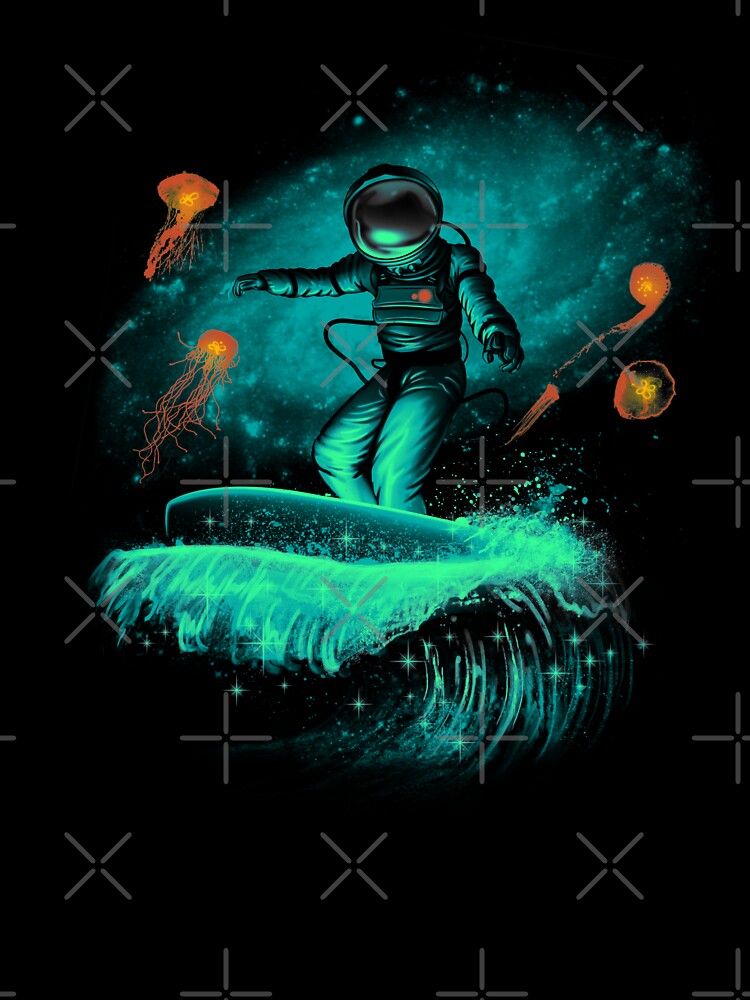 Space Surfer by vincenttrinidad T-Shirts, Hoodie, Sweatshirt | BlankRebels.com (Image 3)