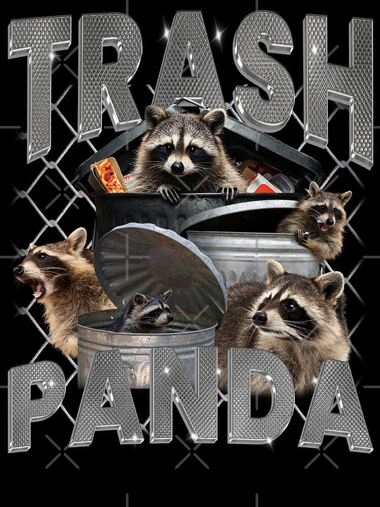 Cute Raccoon Trash Panda Trashed Panda by mangabashop T-Shirts, Hoodie, Sweatshirt | BlankRebels.com (Image 3)