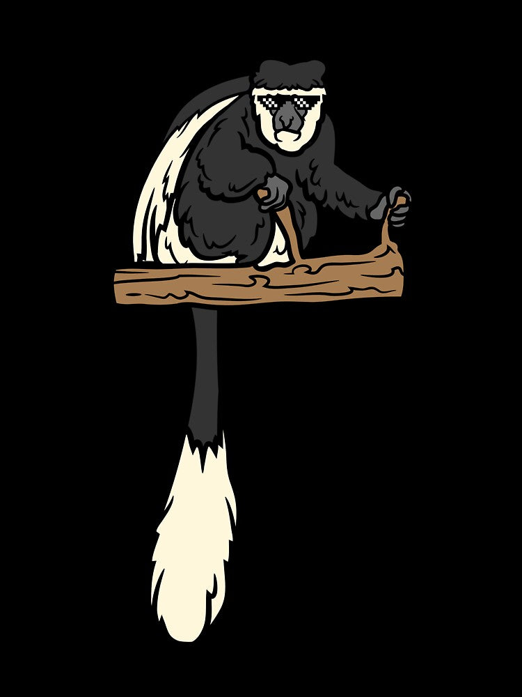 B is for Black and White Colobus by freakystickey T-Shirts, Hoodie, Sweatshirt | BlankRebels.com (Image 3)