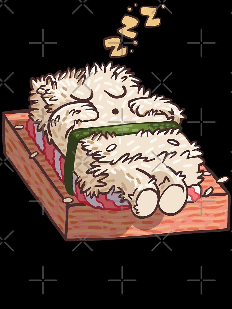 Cute Kawaii Sleeping Sushi by OnepixArt T-Shirts, Hoodie, Sweatshirt | BlankRebels.com (Image 3)