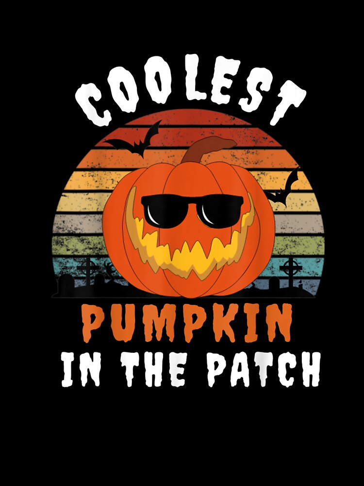 Coolest Pumpkin In The Patch Halloween Toddler Boys Kids by Jonahjimenez T-Shirts, Hoodie, Sweatshirt (Image 3)