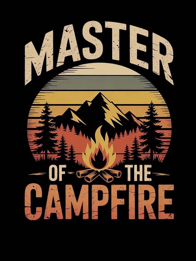 Cool Master Campfire Funny Camping For Kids Men Women 1 by VerseFarm T-Shirts, Hoodie, Sweatshirt | BlankRebels.com (Image 3)