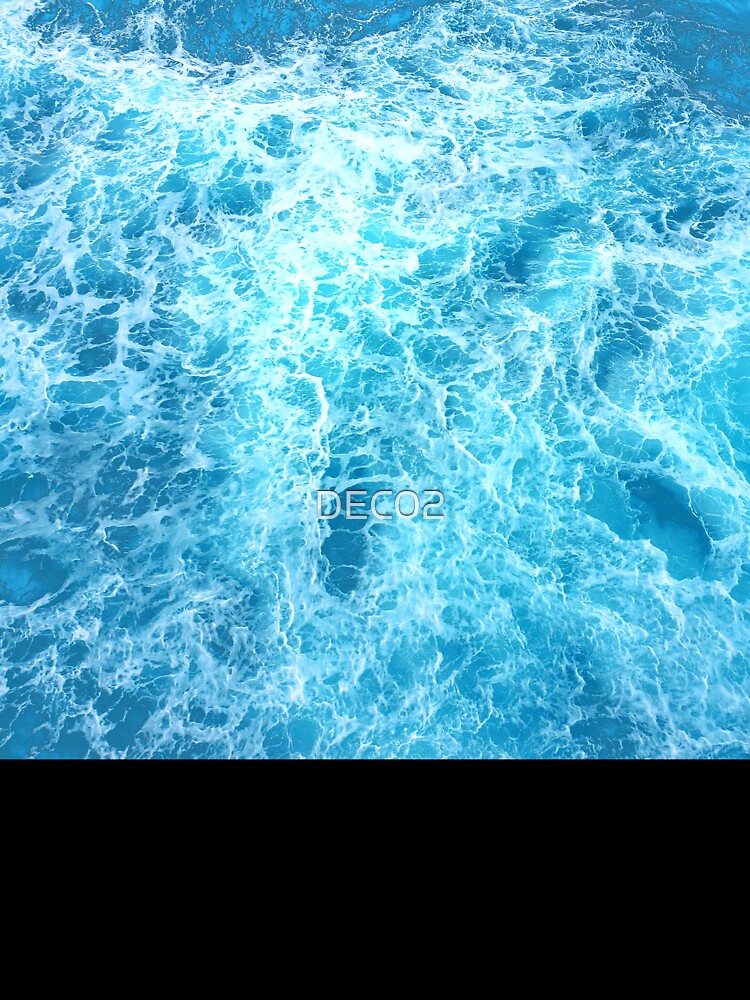 Breathtaking Aqua Blue Ocean With White Foamy Surf by DEC02 T-Shirts, Hoodie, Sweatshirt | BlankRebels.com (Image 3)