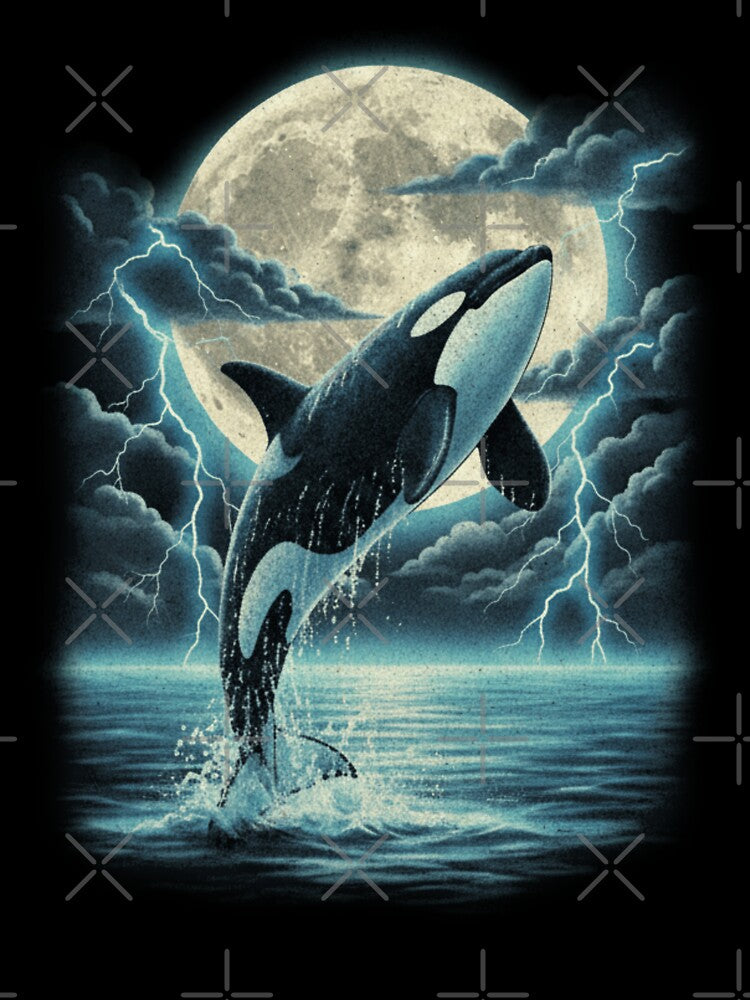 Vintage Orca Midnight Ocean Wildlife 90s I T-Shirts, Hoodie, Sweatshirt