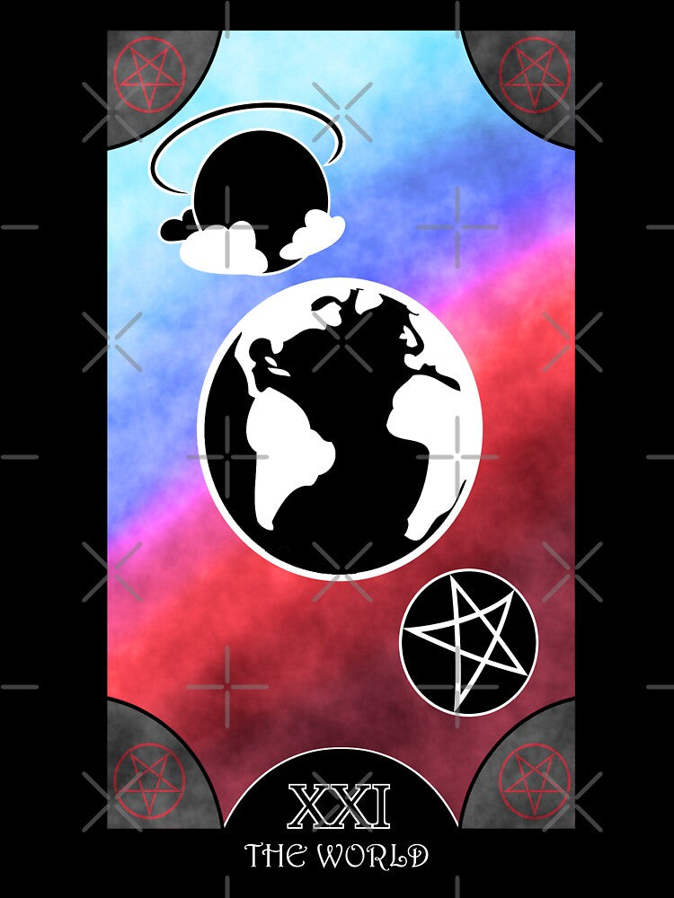 Hazbin Hotel/Helluva Boss Tarot Cards ::The World:: by Vixxen92 T-Shirts, Hoodie, Sweatshirt | BlankRebels.com (Image 3)