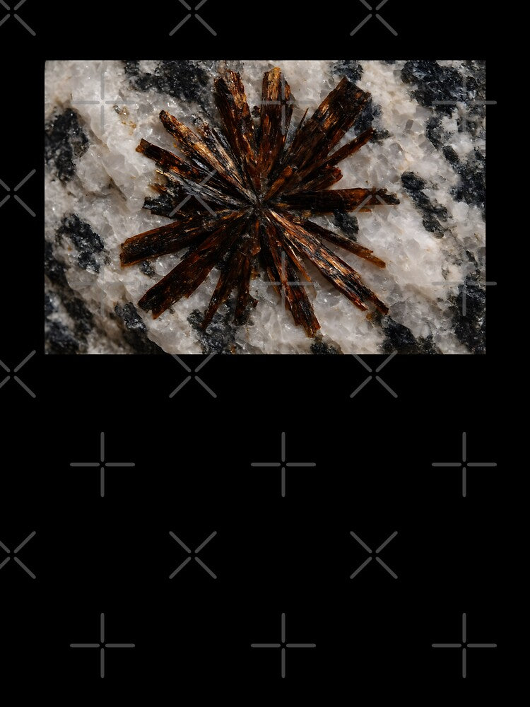 Astrophyllite Crystal Starburst in Granite Matrix by SassyArtistry T-Shirts, Hoodie, Sweatshirt | BlankRebels.com (Image 3)