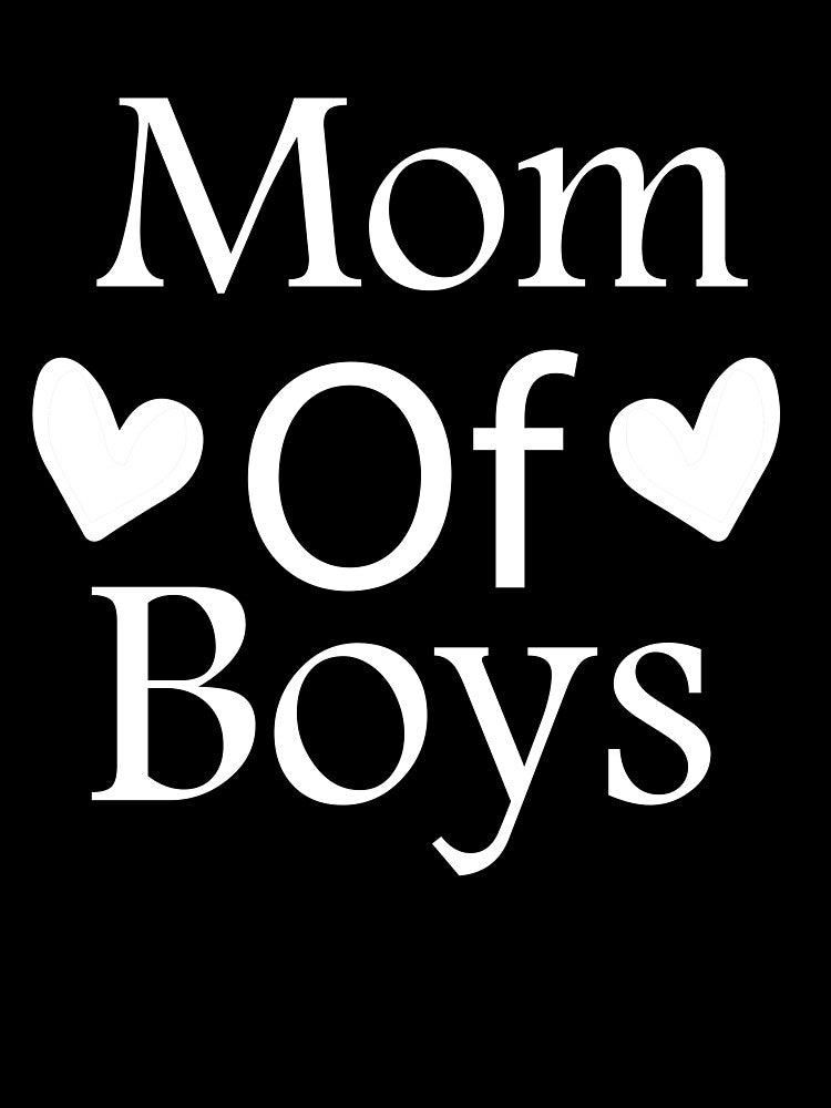 Copy of Mom Of Boys, Outnumbered Mom Of Boys, Boy Mom, Mom, Gift For New Mom by adjamine T-Shirts, Hoodie,... (Image 3)
